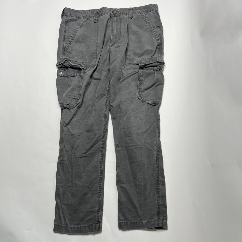 True Religion Cargo Pants USED Size 38 Gray